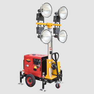 ขายส่งเครื่องกำเนิดไฟฟ้าดีเซลแบบพกพา Trailer Light Tower