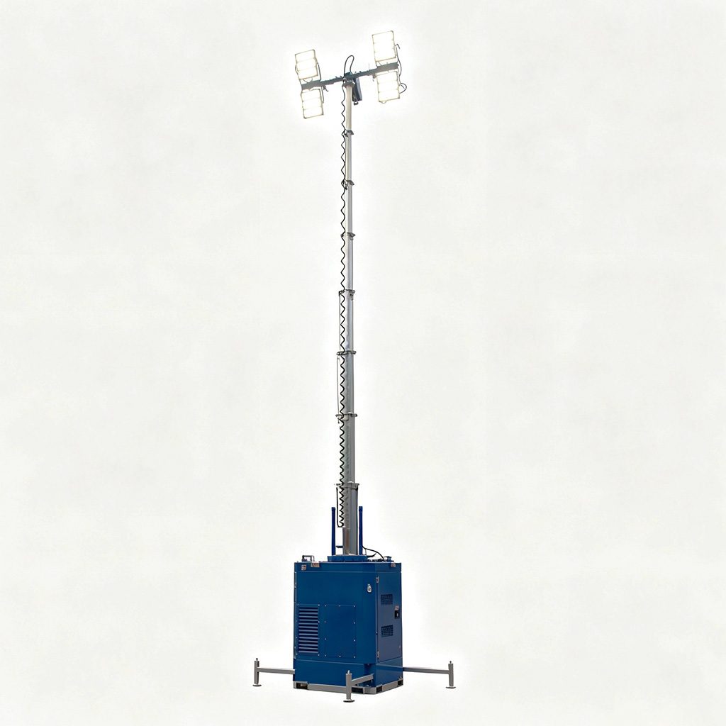 DIESEL LIGHT TOWER P-CUBE ไฮบริด