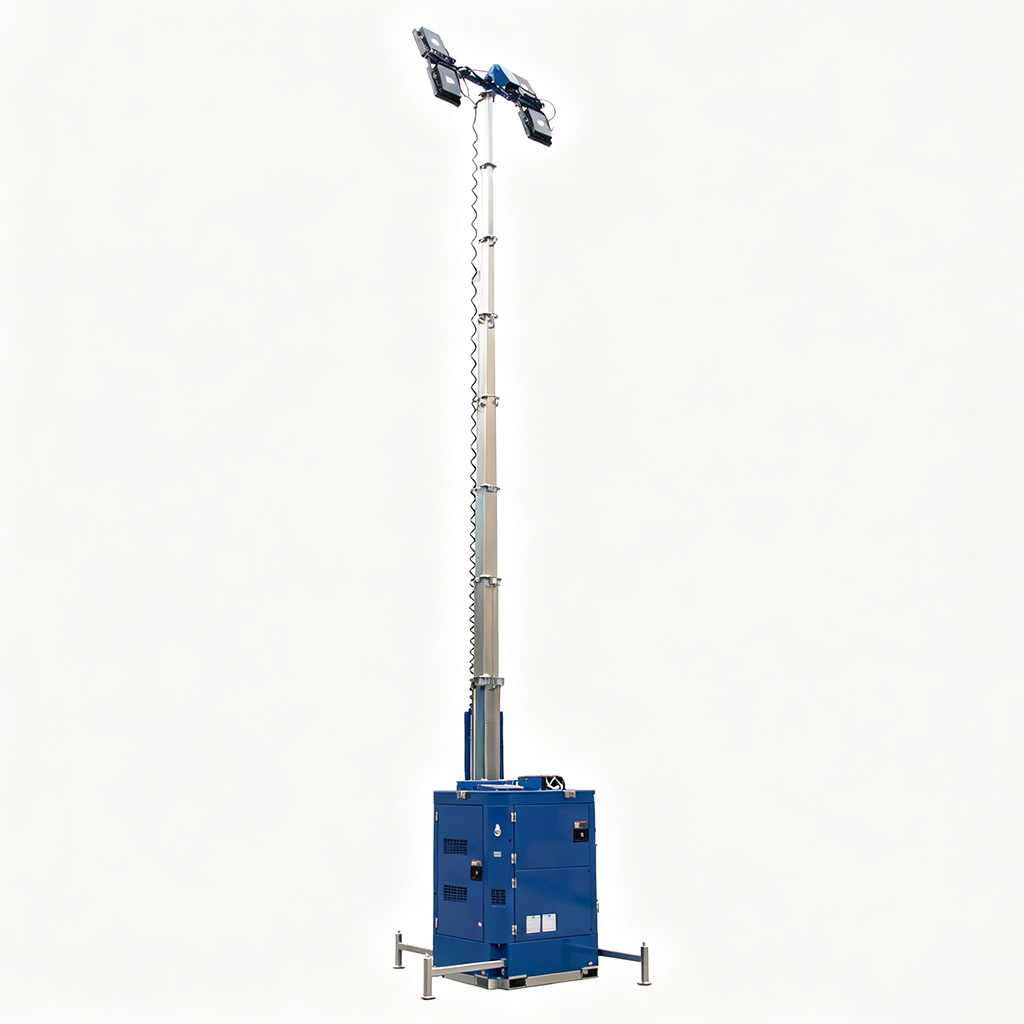 DIESEL LIGHT TOWER P-CUBE ไฮบริด